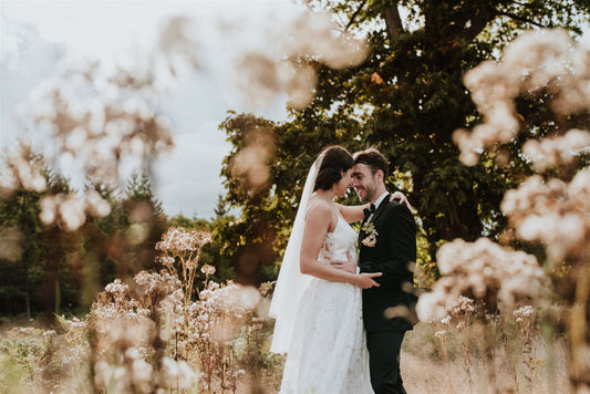 Vancouver wedding dresses, low back wedding dress, unique wedding gown, lightweight wedding dress, simple wedding dress, Canadian wedding designers